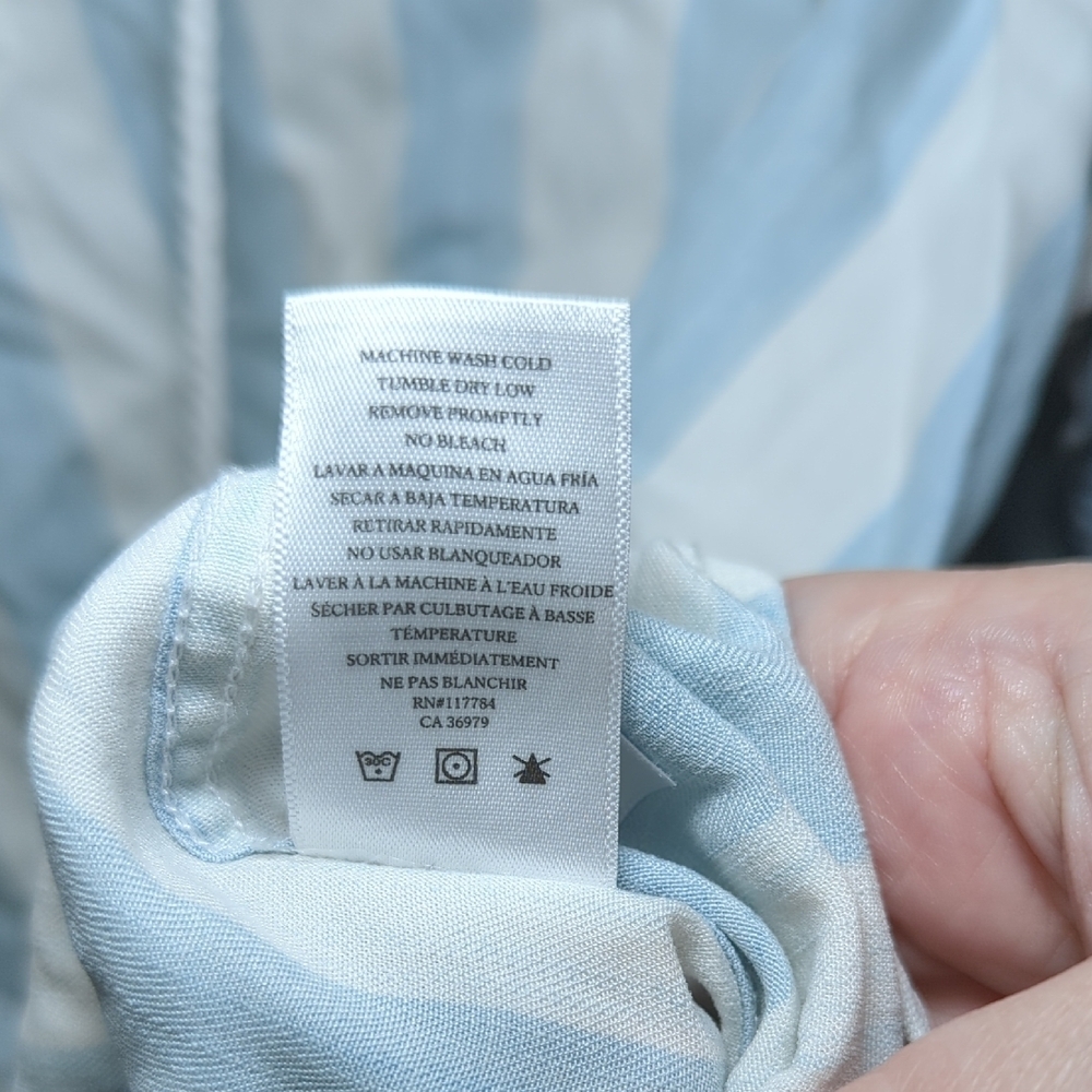 NEW Rails Light Blue + White Uli Block Stripe Lac… - image 6